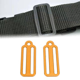 2Pcs Weight Belt Sliders Weight Belt Keepers for Dive Gear Swimming Surfing Yellow