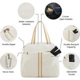 Maxbell Pickleball Bag Outdoor Sport Bag Multipurpose Handbag Pickleball Racquet Bag White