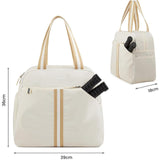 Maxbell Pickleball Bag Outdoor Sport Bag Multipurpose Handbag Pickleball Racquet Bag White