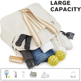Maxbell Pickleball Bag Outdoor Sport Bag Multipurpose Handbag Pickleball Racquet Bag White