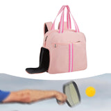 Maxbell Pickleball Bag Outdoor Sport Bag Multipurpose Handbag Pickleball Racquet Bag Pink