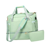 Maxbell Sports Gym Bag Luggage Handbag Travel Duffle Bag for Travel Camping Exercise Green