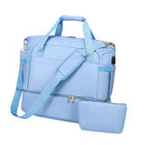 Maxbell Sports Gym Bag Luggage Handbag Travel Duffle Bag for Travel Camping Exercise Blue