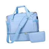 Maxbell Sports Gym Bag Luggage Handbag Travel Duffle Bag for Travel Camping Exercise Blue