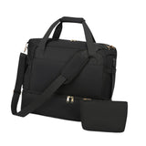 Maxbell Sports Gym Bag Luggage Handbag Travel Duffle Bag for Travel Camping Exercise Black