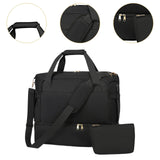 Maxbell Sports Gym Bag Luggage Handbag Travel Duffle Bag for Travel Camping Exercise Black