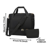 Maxbell Sports Gym Bag Luggage Handbag Travel Duffle Bag for Travel Camping Exercise Black