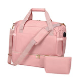 Maxbell Sports Gym Bag Luggage Handbag Travel Duffle Bag for Travel Camping Exercise Pink