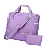 Maxbell Sports Gym Bag Luggage Handbag Travel Duffle Bag for Travel Camping Exercise Purple