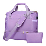 Maxbell Sports Gym Bag Luggage Handbag Travel Duffle Bag for Travel Camping Exercise Purple