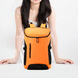 Women Badminton Bag Tennis Backpack for Training Outdoor Activities Softball Orange