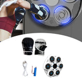 Music Boxing Machine Boxing Training Equipment for Kickboxing Sanda Karate White