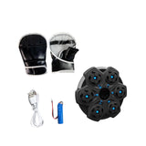 Music Boxing Machine Boxing Training Equipment for Kickboxing Sanda Karate Black