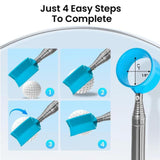 Maxbell Golf Ball Retriever Metal Golf Ball Catcher Anti Slip Grip Golf Gift for Men