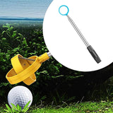 Maxbell Golf Ball Retriever Metal Golf Ball Catcher Anti Slip Grip Golf Gift for Men