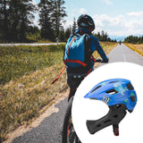 Maxbell Kids Bike Helmet Cycling Helmet Outdoor Activities Portable Full Face Helmet Blue