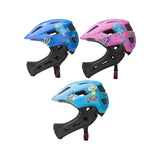 Maxbell Kids Bike Helmet Cycling Helmet Outdoor Activities Portable Full Face Helmet Blue