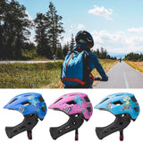 Maxbell Kids Bike Helmet Cycling Helmet Outdoor Activities Portable Full Face Helmet Blue