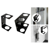 Barbell Bar Holder Gym Accessory Metal 2 inch Hole Diameter Barbell Bar Rack Single Bar Holder