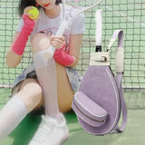 Tennis Racket Bag Racket Carrying Bag Bag Tennis Strap Bag violet