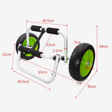Maxbell Kayak Cart Kayak Carrier Trolley Carrier Cart for Kayaking Boat Paddle Board