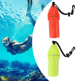 Scuba Diving Dry Box Cylindrical Dry Box for Boating Water Sports Snorkeling Orange