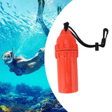 Scuba Diving Dry Box Cylindrical Dry Box for Boating Water Sports Snorkeling Orange