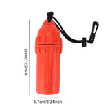 Scuba Diving Dry Box Cylindrical Dry Box for Boating Water Sports Snorkeling Orange