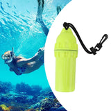 Scuba Diving Dry Box Cylindrical Dry Box for Boating Water Sports Snorkeling Yellow