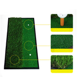 Maxbell Golf Hitting Mat Rug Golf Practice Mat for Fairway Gift Outdoor Sports
