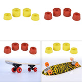 Maxbell Skateboard Bushings Shock Absorber Longboard Bushings for Outdoor Activities Yellow