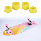 Maxbell Skateboard Bushings Shock Absorber Longboard Bushings for Outdoor Activities Yellow