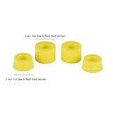 Maxbell Skateboard Bushings Shock Absorber Longboard Bushings for Outdoor Activities Yellow