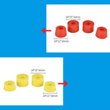 Maxbell Skateboard Bushings Shock Absorber Longboard Bushings for Outdoor Activities Yellow