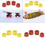 Maxbell Skateboard Bushings Shock Absorber Longboard Bushings for Outdoor Activities Yellow