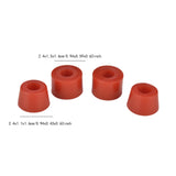 Maxbell Skateboard Bushings Shock Absorber Longboard Bushings for Outdoor Activities Red