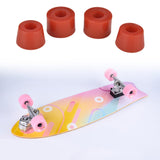 Maxbell Skateboard Bushings Shock Absorber Longboard Bushings for Outdoor Activities Red