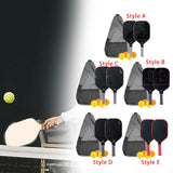 2Pcs Pickleball Paddles with 4 Balls for Yard Indoor Outdoor Sports Supplies Style A