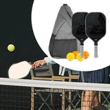 2Pcs Pickleball Paddles with 4 Balls for Yard Indoor Outdoor Sports Supplies Style A