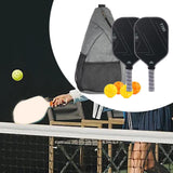 2Pcs Pickleball Paddles with 4 Balls for Yard Indoor Outdoor Sports Supplies Style C