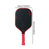 2Pcs Pickleball Paddles with 4 Balls for Yard Indoor Outdoor Sports Supplies Style E