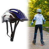 Maxbell Kids Bike Helmet Skating Helmet for Skateboarding Outdoor Sports Bike Riding Blue