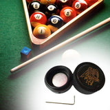 Maxbell Pool Cue Chalk Holder Protects Your Chalk Aluminum Billiard Cue Chalk Holder Black