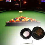 Maxbell Pool Cue Chalk Holder Protects Your Chalk Aluminum Billiard Cue Chalk Holder Black