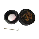 Maxbell Pool Cue Chalk Holder Protects Your Chalk Aluminum Billiard Cue Chalk Holder Black