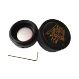 Maxbell Pool Cue Chalk Holder Protects Your Chalk Aluminum Billiard Cue Chalk Holder Black