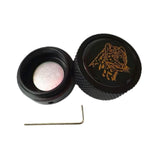Maxbell Pool Cue Chalk Holder Protects Your Chalk Aluminum Billiard Cue Chalk Holder Black