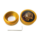 Maxbell Pool Cue Chalk Holder Protects Your Chalk Aluminum Billiard Cue Chalk Holder Gold