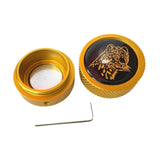 Maxbell Pool Cue Chalk Holder Protects Your Chalk Aluminum Billiard Cue Chalk Holder Gold