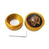Maxbell Pool Cue Chalk Holder Protects Your Chalk Aluminum Billiard Cue Chalk Holder Gold
